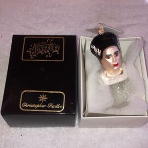 Christopher Radko Ornament Monsters Series Bride of Frankenstein